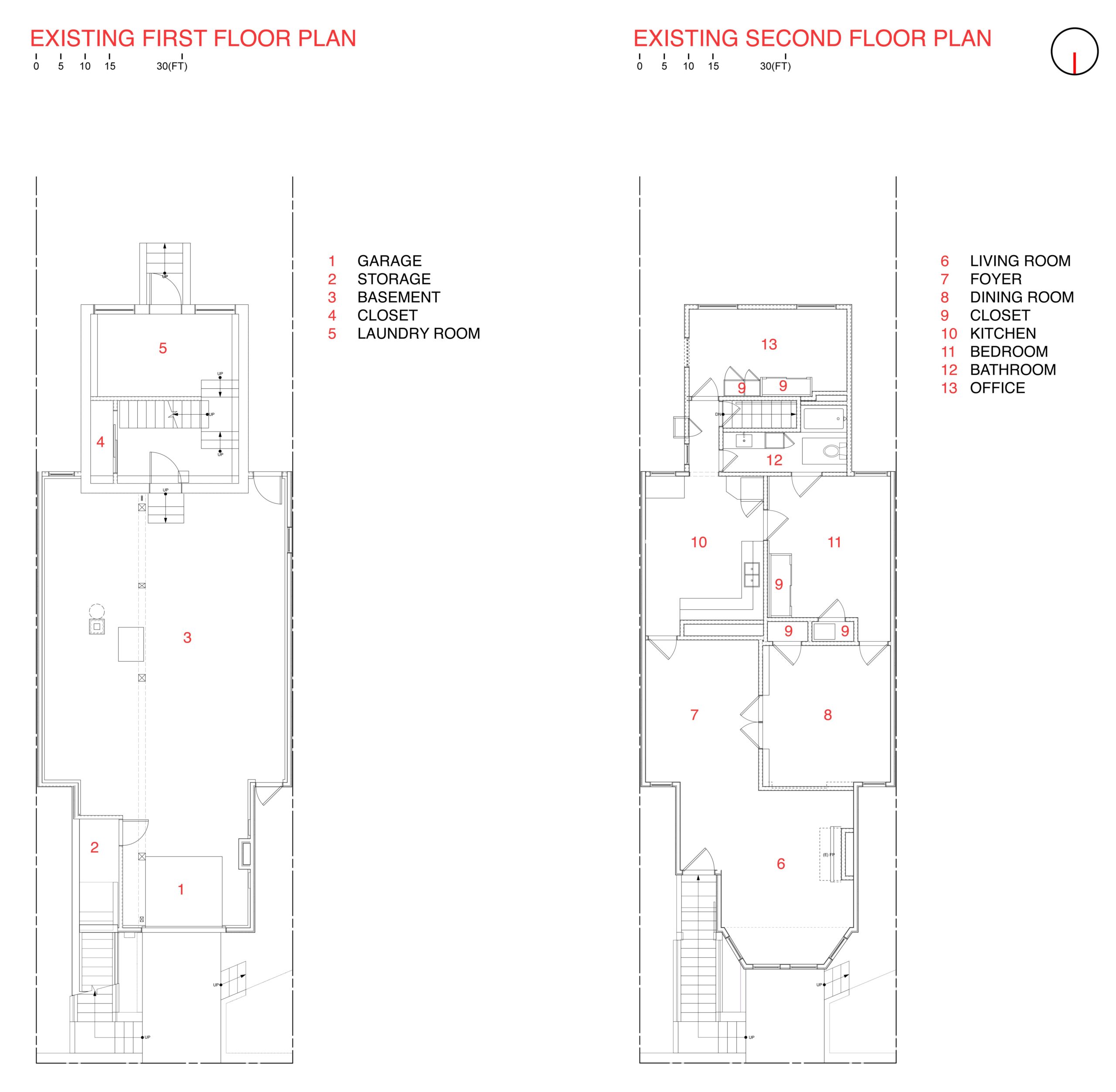 Existing Floor Plans | Mark English Architects
